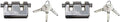 2 Pack Panzer Lock For 3/8" Security Chain K808