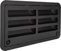 Black RV Refrigerator Side Wall Vent S6328