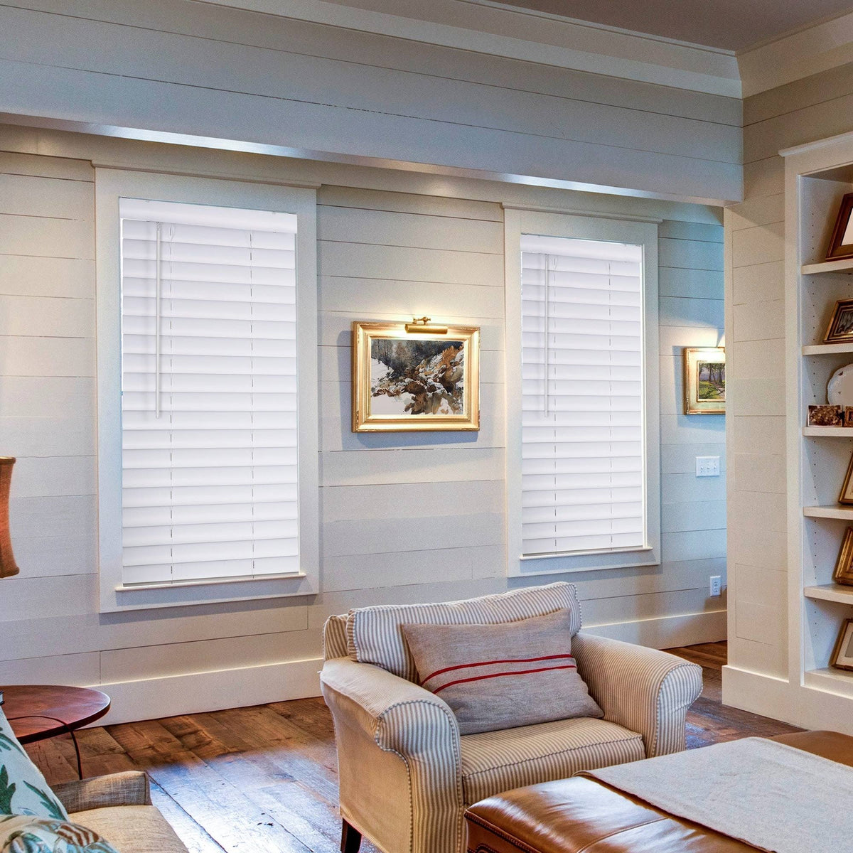 White Vinyl-Plus Mini Blind B669