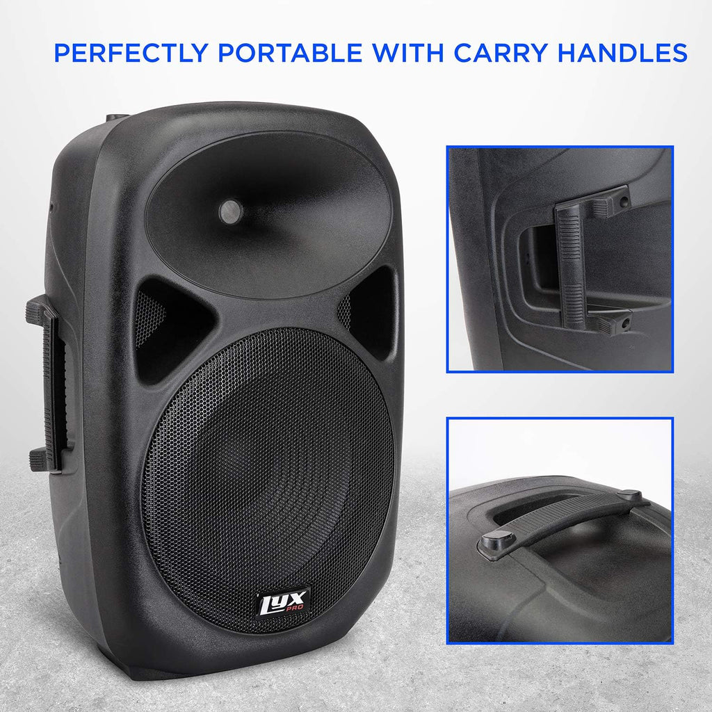12 PA System Portable Active Speaker with Bluetooth M23344