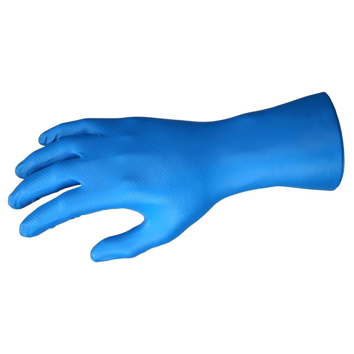 Blue Nitrile 8 mil 12 inch Work Gloves M244