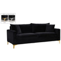 Black Velvet Sofa Z601879