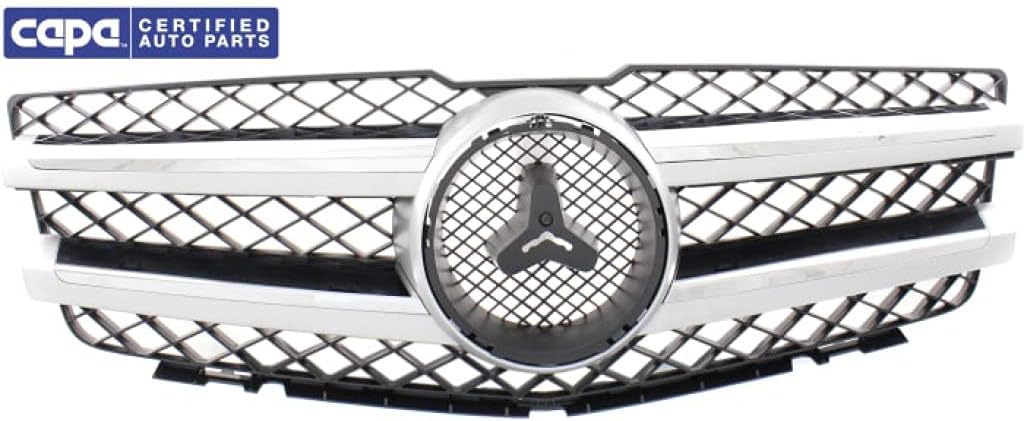 Black Grille Assembly with Chrome Molding and Aluminum Trim U1632