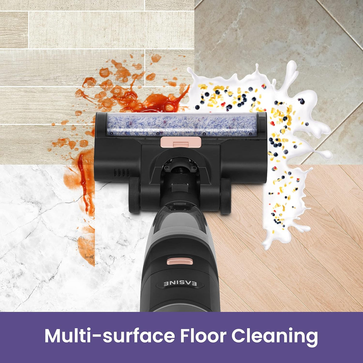 Cordless Stick Vacuum Cleaner, Lightweight Wet Dry Vacuum Cleaner X4889