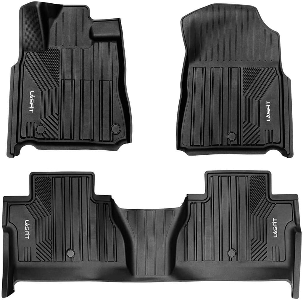 Black TPE Floor Liners for Toyota Tundra CrewMax S396