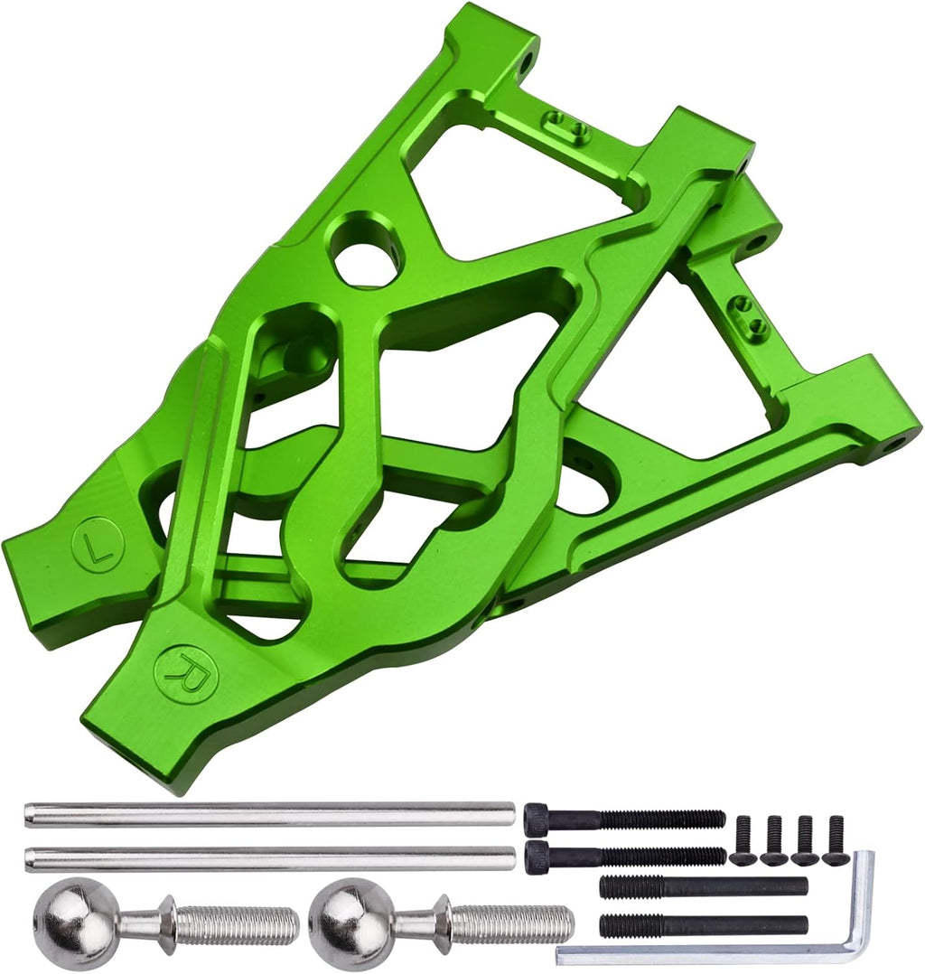 Aluminum Front Lower Suspension Arms for 1/5 Scale RC Truck (Green) Pack of 2 I308