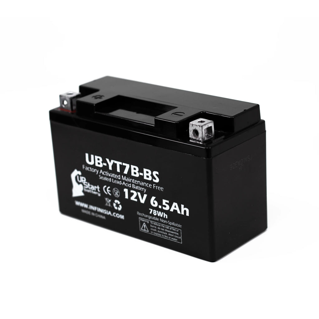 2-Pack 12V 6Ah Motorcycle Battery X3884