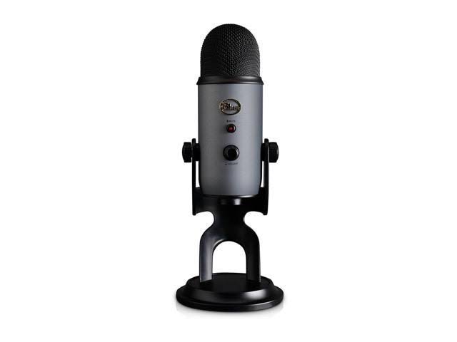 Blue Yeti Slate USB Mic with USB Hub and Pop Filter Q5621