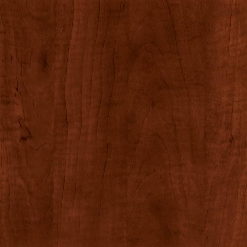 Medium Cherry Laminate Bow Front Desk Shell N7854
