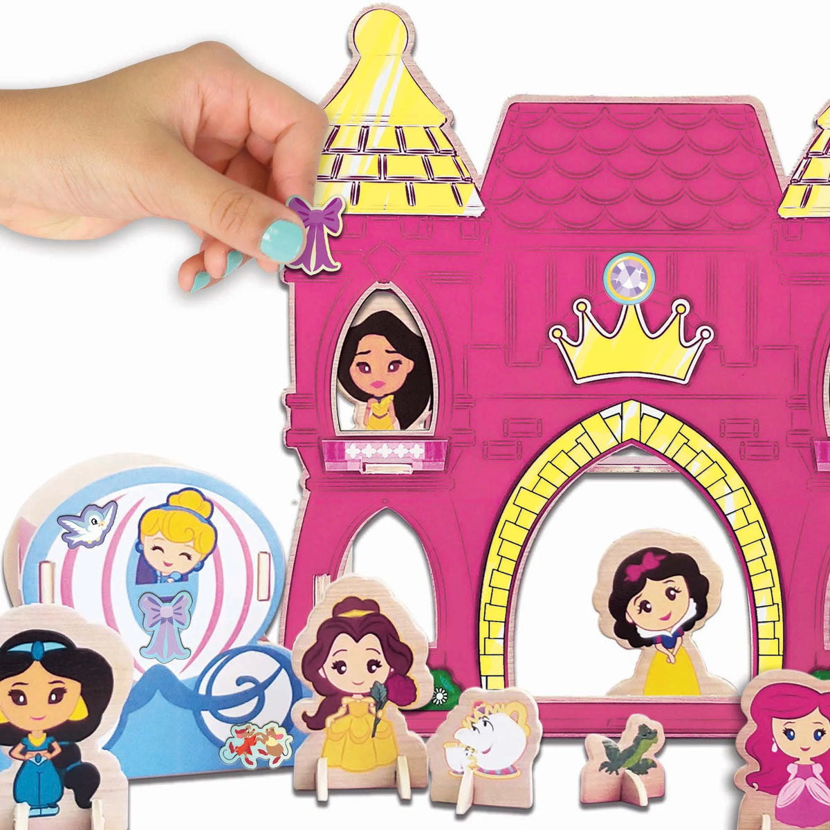 Wood Castle Building and Decorating Set S485