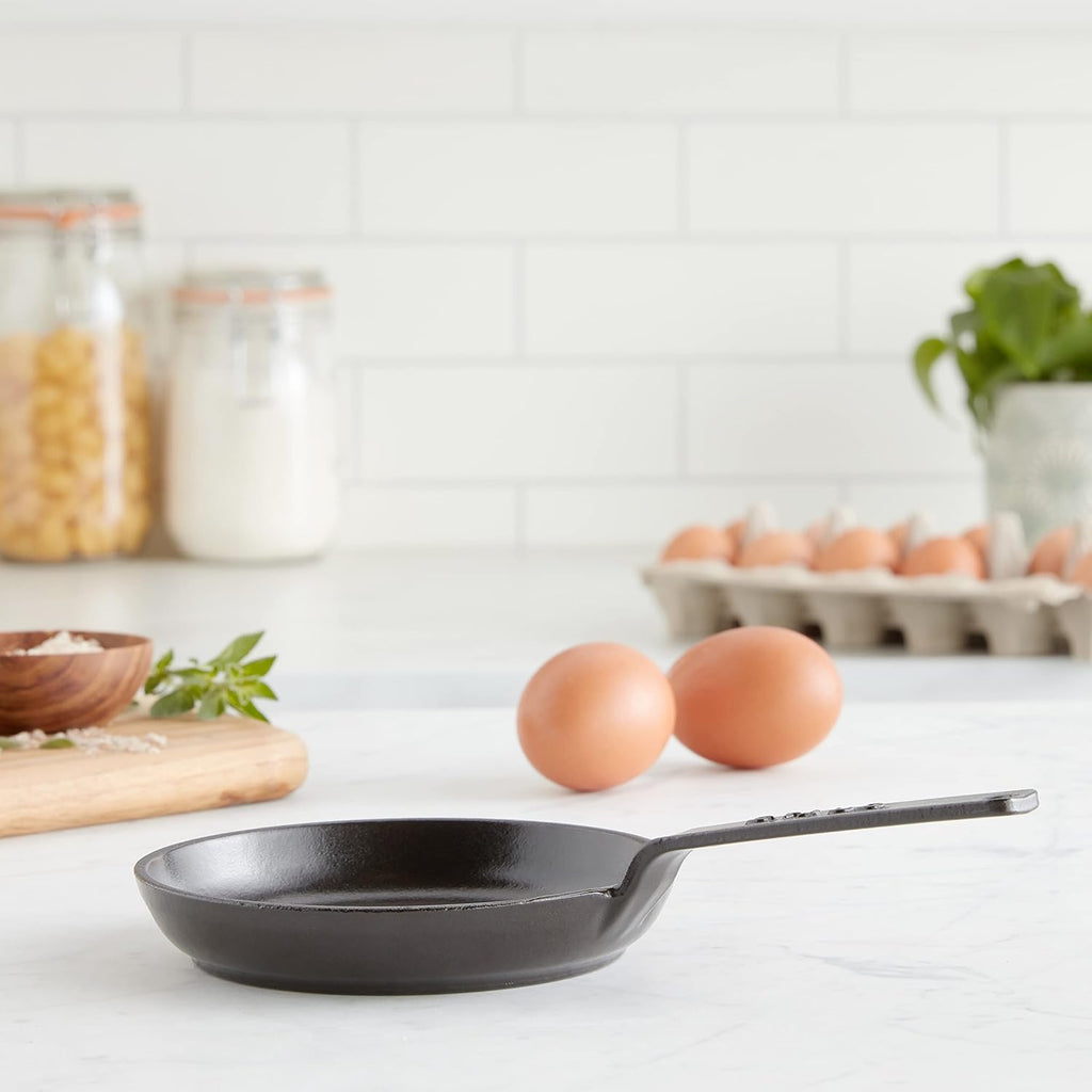 Matte Black Cast Iron Mini Frying Pan A803569