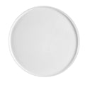 Porcelain Round Flat Pizza Plate, 12-Inch, Super White, Box of 12 S565209