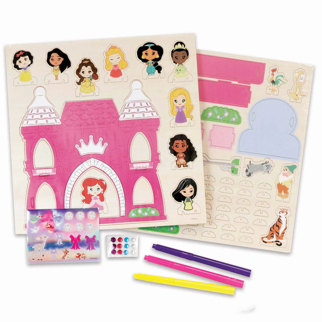 Wood Castle Building and Decorating Set S485