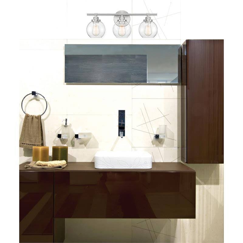 Satin Nickel 3 Light Bath Y53973