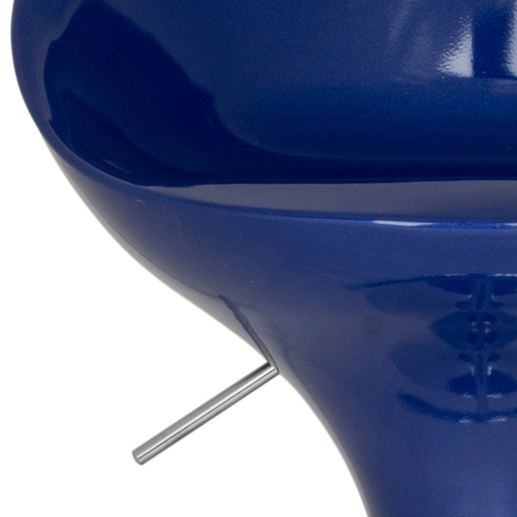 Navy Blue Swivel Bar Stool M317596