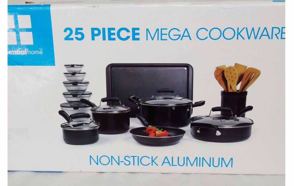 25-Piece Black Cookware Set W399253