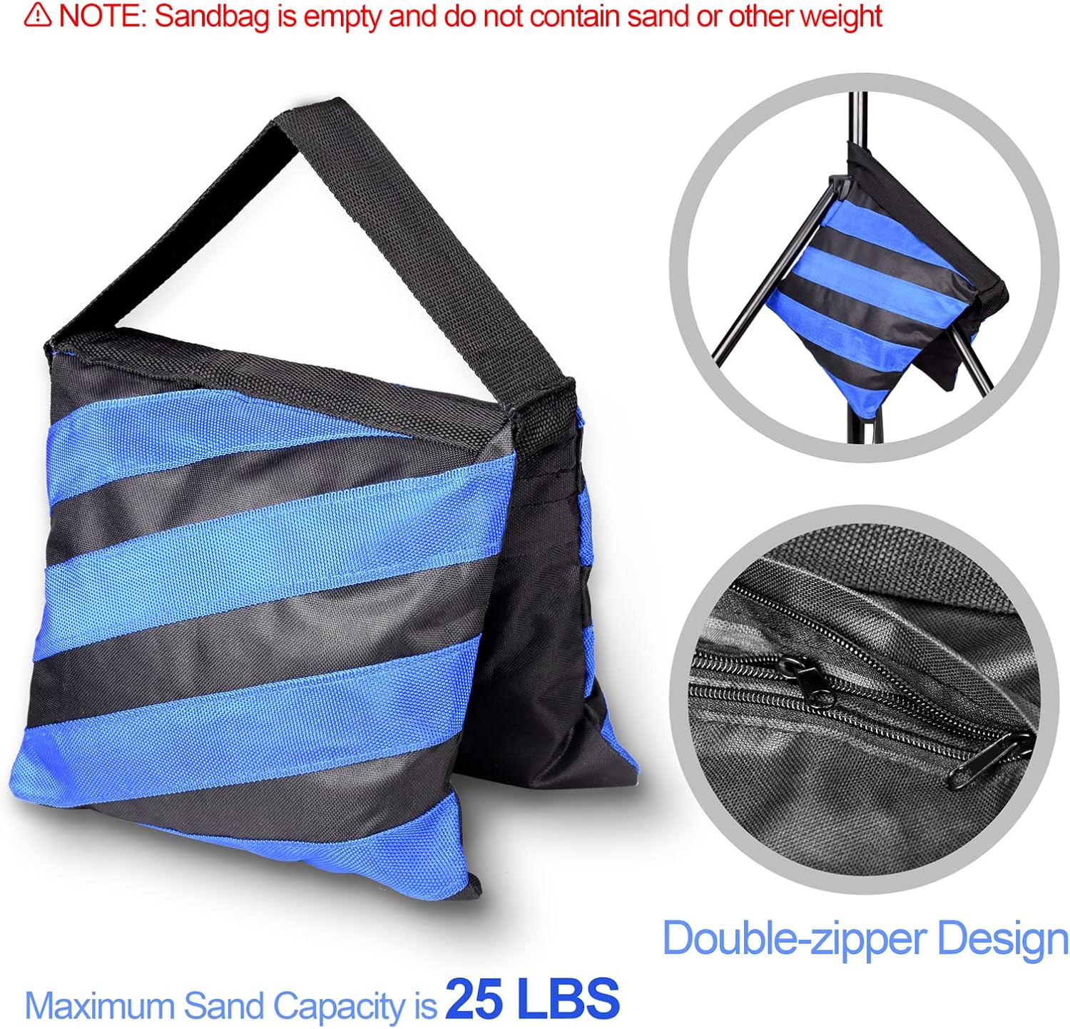 7×10ft Adjustable Photography Backdrop Stand Kit with Polyester Background, Spring Clamps and Carry Bag L300711