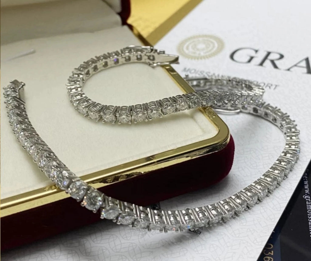 Moissanite Tennis Bracelet C9079