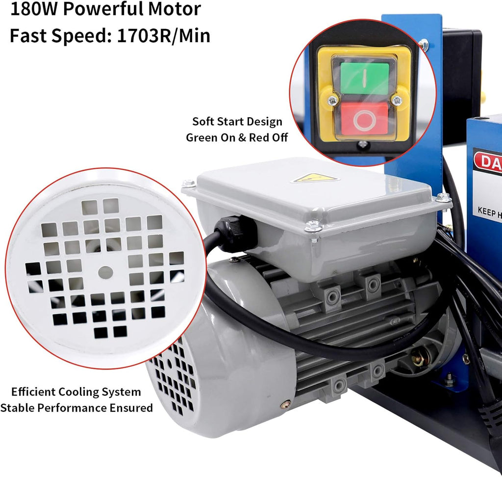 180W Automatic Electric Wire Stripper Machine 0.06-1inch 60FT/MIN T244