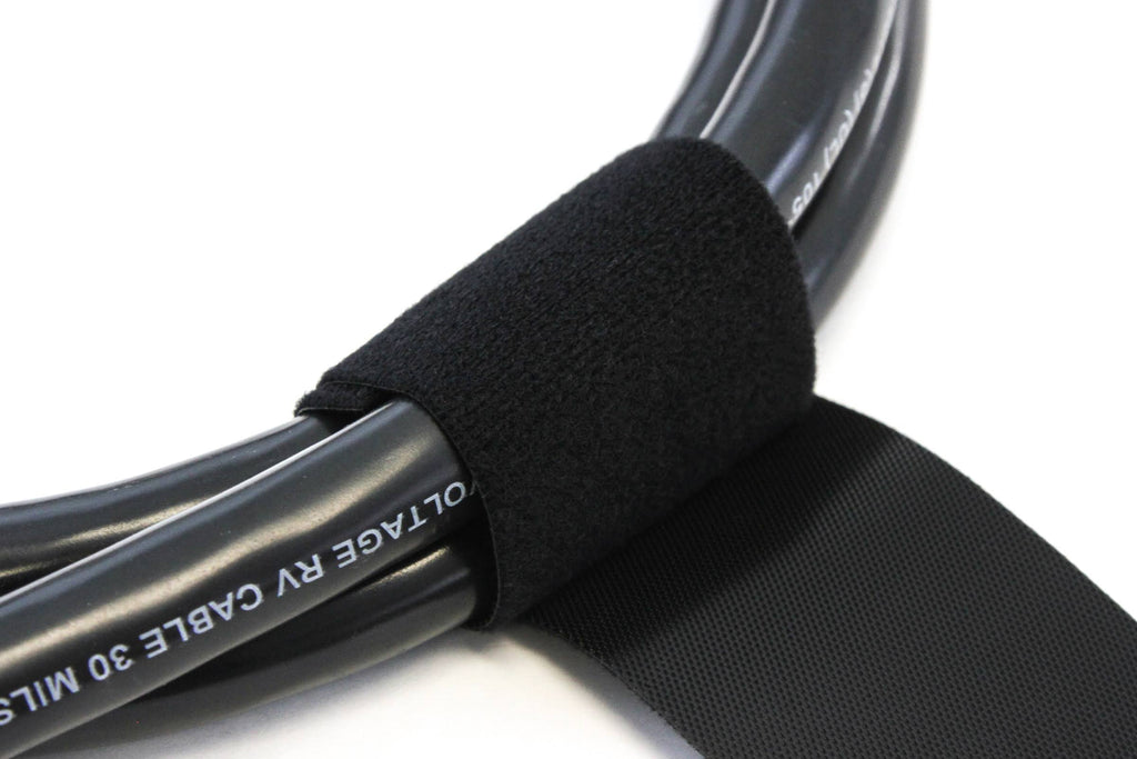 Reusable 4 inch Roll Hook & Loop Cable Fastening Tape Cord Wraps Straps Z4397