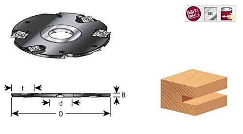 Carbide Grooving Insert with Scorer 1/4 x 125mm (5) Dia x 1-1/4 Bore M465610