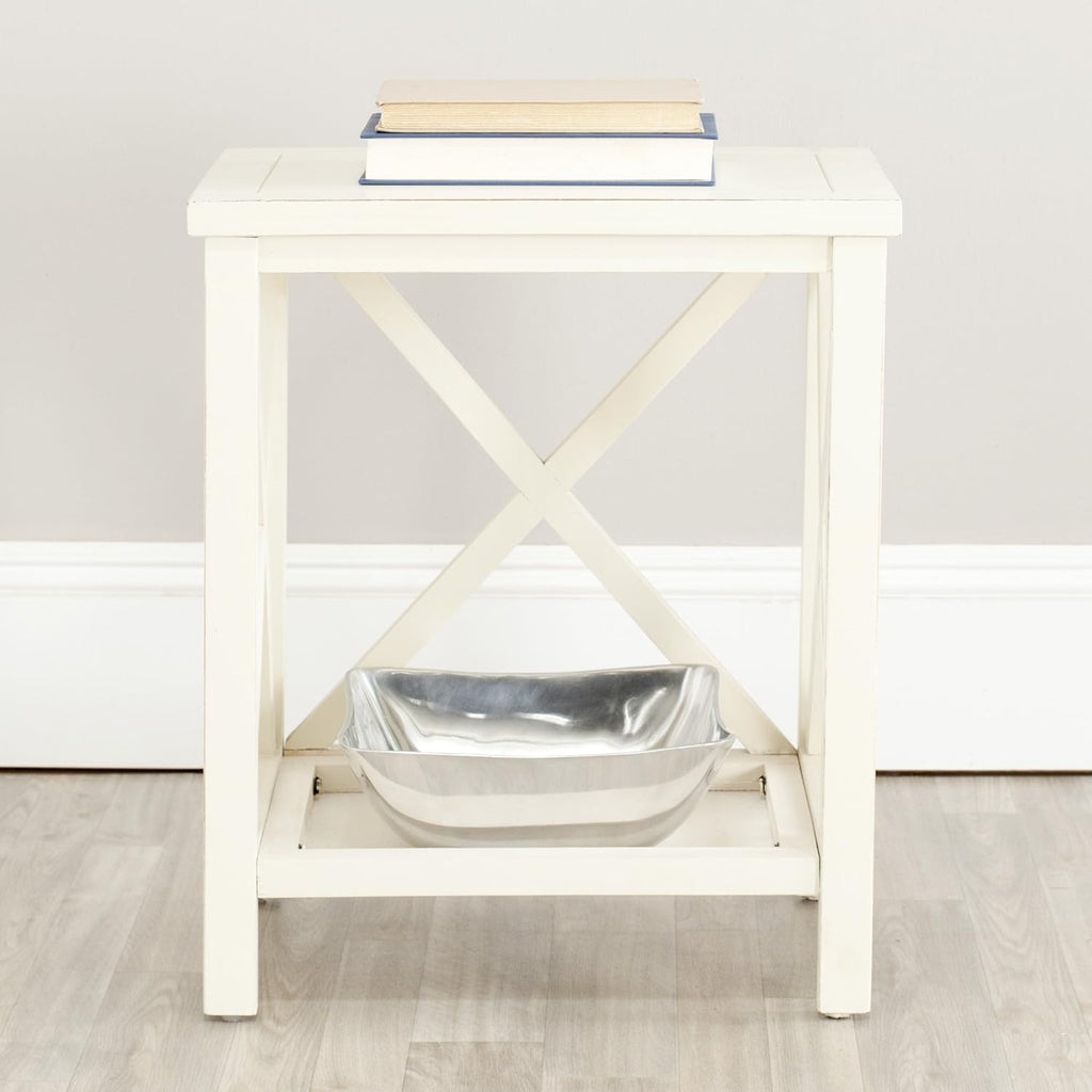 Cross Back End Table I25415