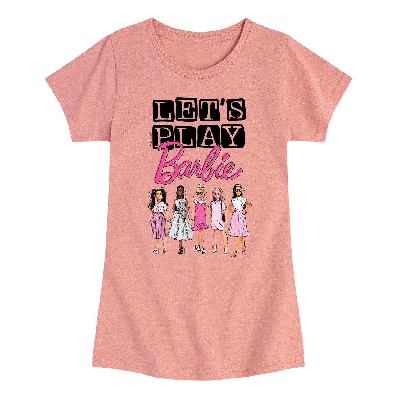 Toddler And Youth Girls Raglan Graphic T-Shirt S286821