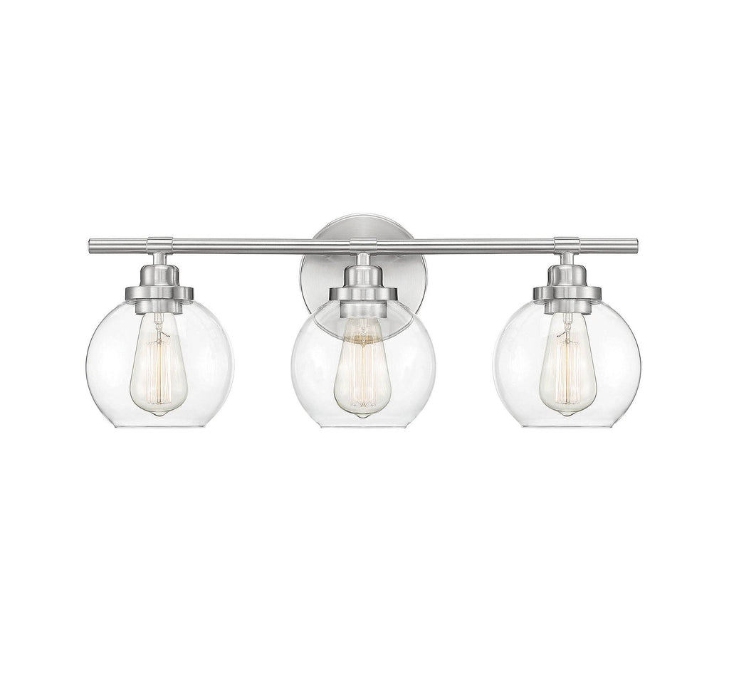 Satin Nickel 3 Light Bath Y53973