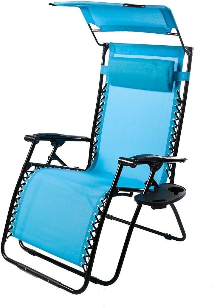 Outdoor Zero Gravity Chair with Canopy H6644