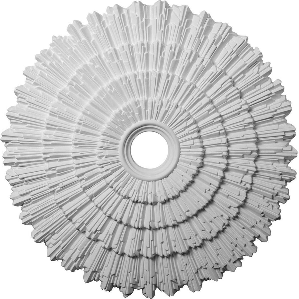 24 3/4x22OD x 3 1/4x22ID x 1 7/8x22P Ceiling Medallion, Hand-Painted Mississippi Mud D911924
