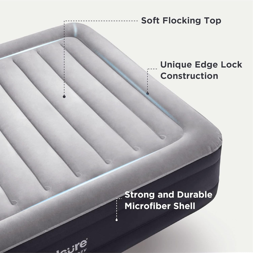 Queen Air Mattress with Built in Pump, 18 Raised Inflatable Waterproof Mattress P526796