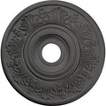 20 inchod x 3 1/2 inchid x 1 1/2 inchp Hand-Painted Steel Gray Ceiling Medallion I796