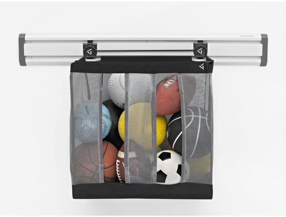 Ball Caddy Garage Storage Bin Tote Mesh Basket B411