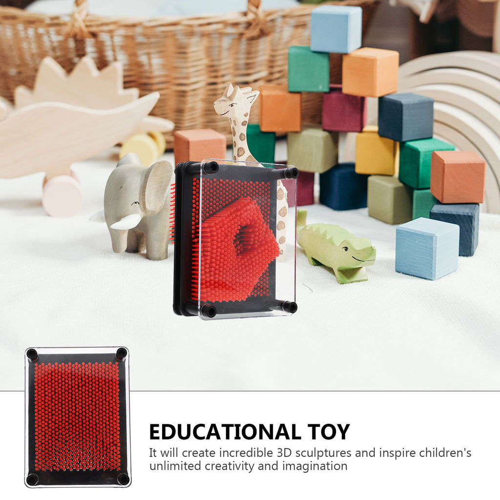 3D Pin Art Toy Plastic Handprint W388223