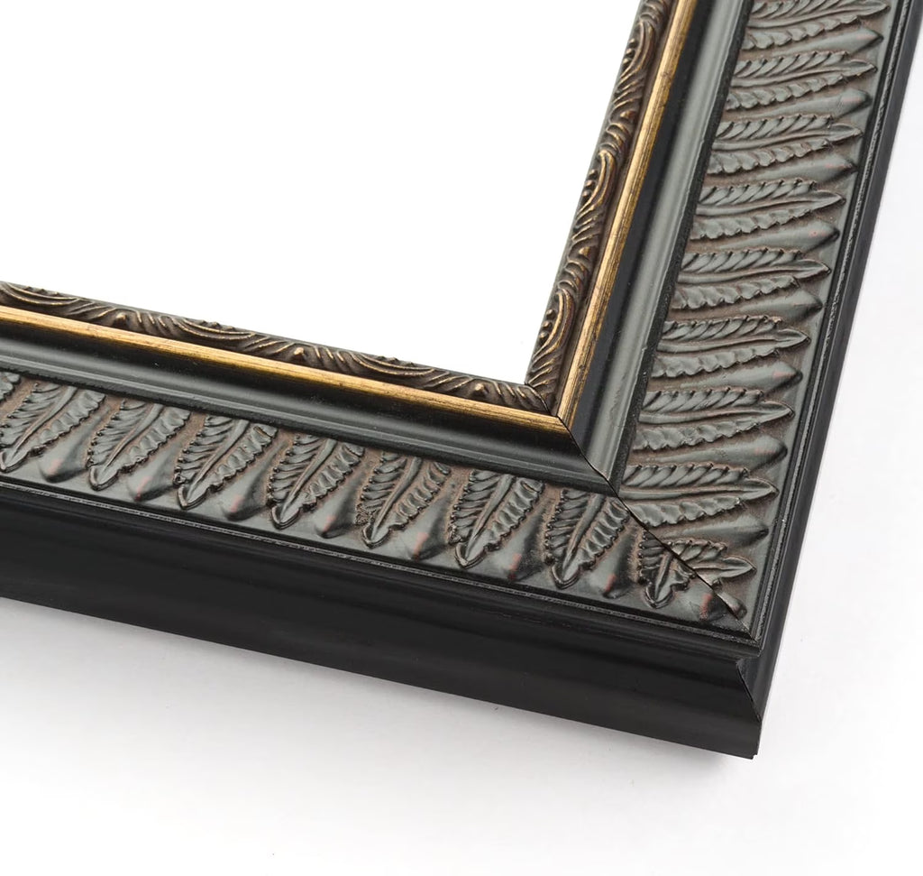 Black Solid Wood Picture Frame W5397
