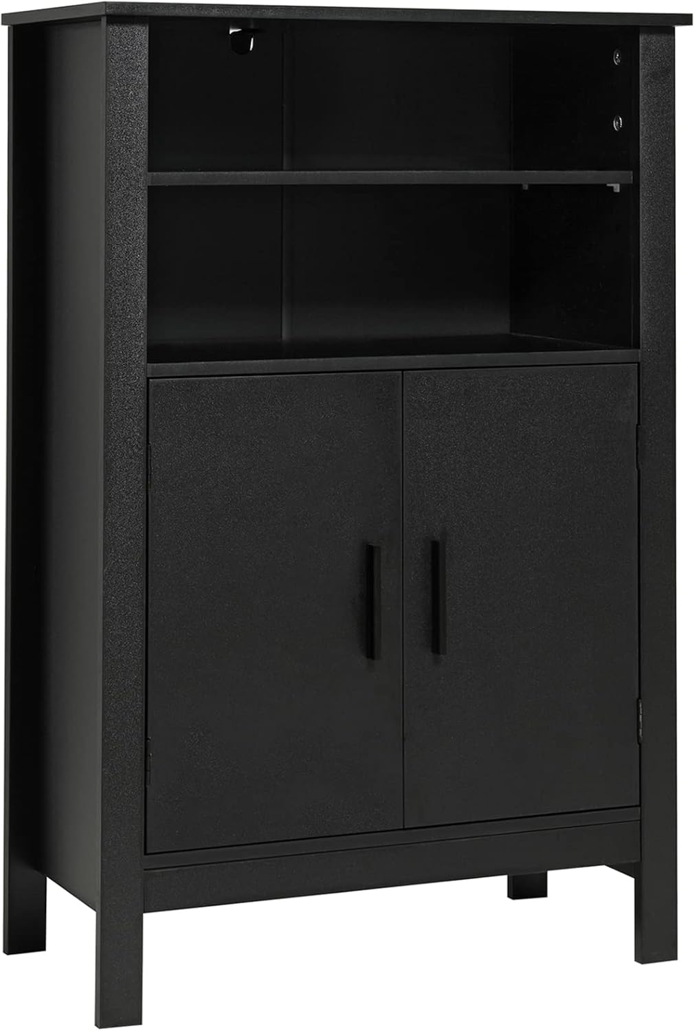 White Bathroom Cabinet with 2 Adjustable Shelves and 2 Doors N9134