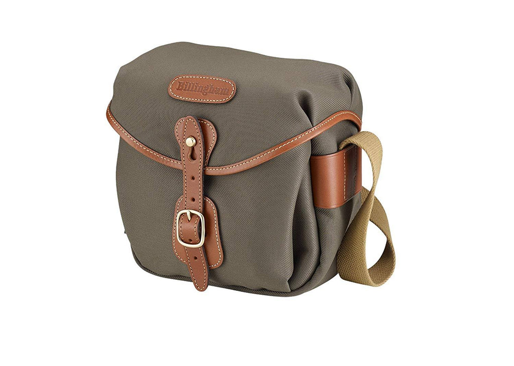 Sage Camera Bag with Tan Trim W89887