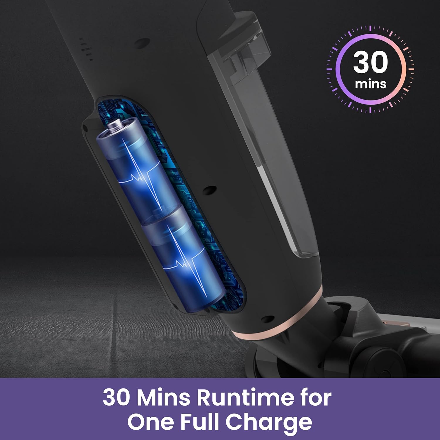 Cordless Stick Vacuum Cleaner, Lightweight Wet Dry Vacuum Cleaner X4889