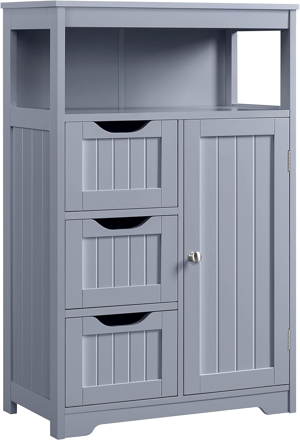 Navy Blue Wooden Bathroom Floor Cabinet C8166