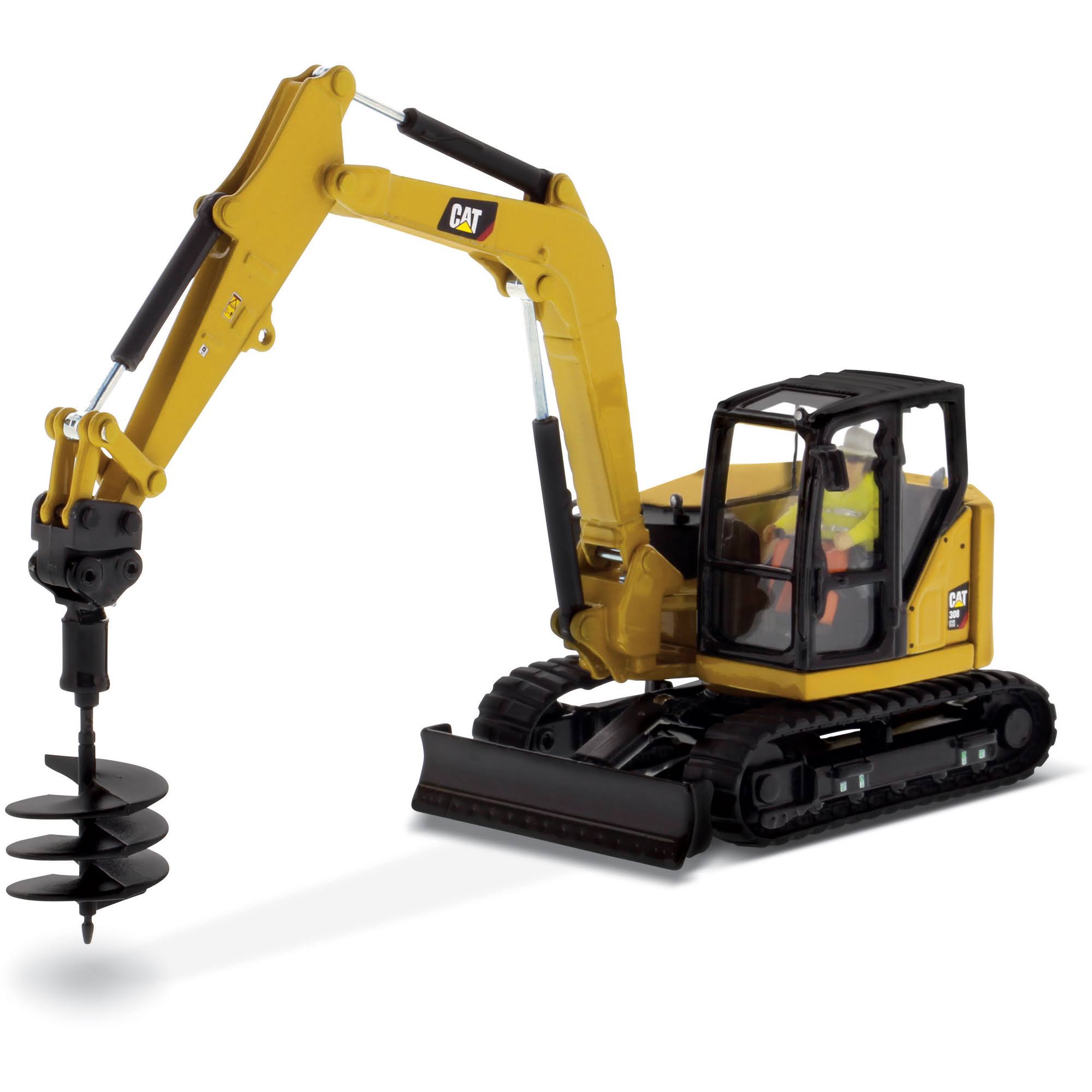 Mini Hydraulic Excavator with Work Tools 1/50 Model N624