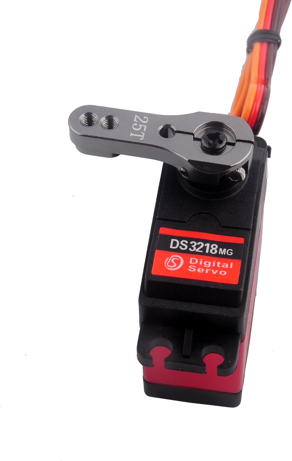 4 Sets DS3218 20KG Full Metal Gear 25T Servo Arm Digital Servo Waterproof for RC Cars, Control Angle 180 Pack of 2 U729