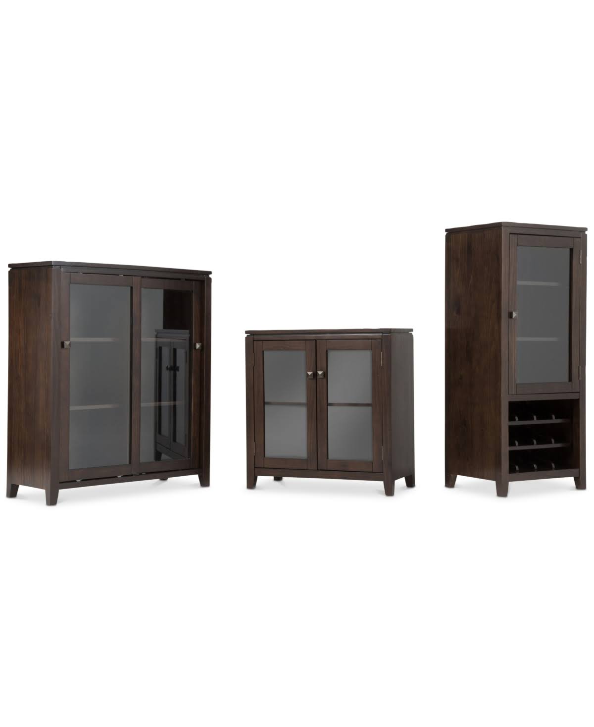 Coffee Brown Low Storage Cabinet T65524