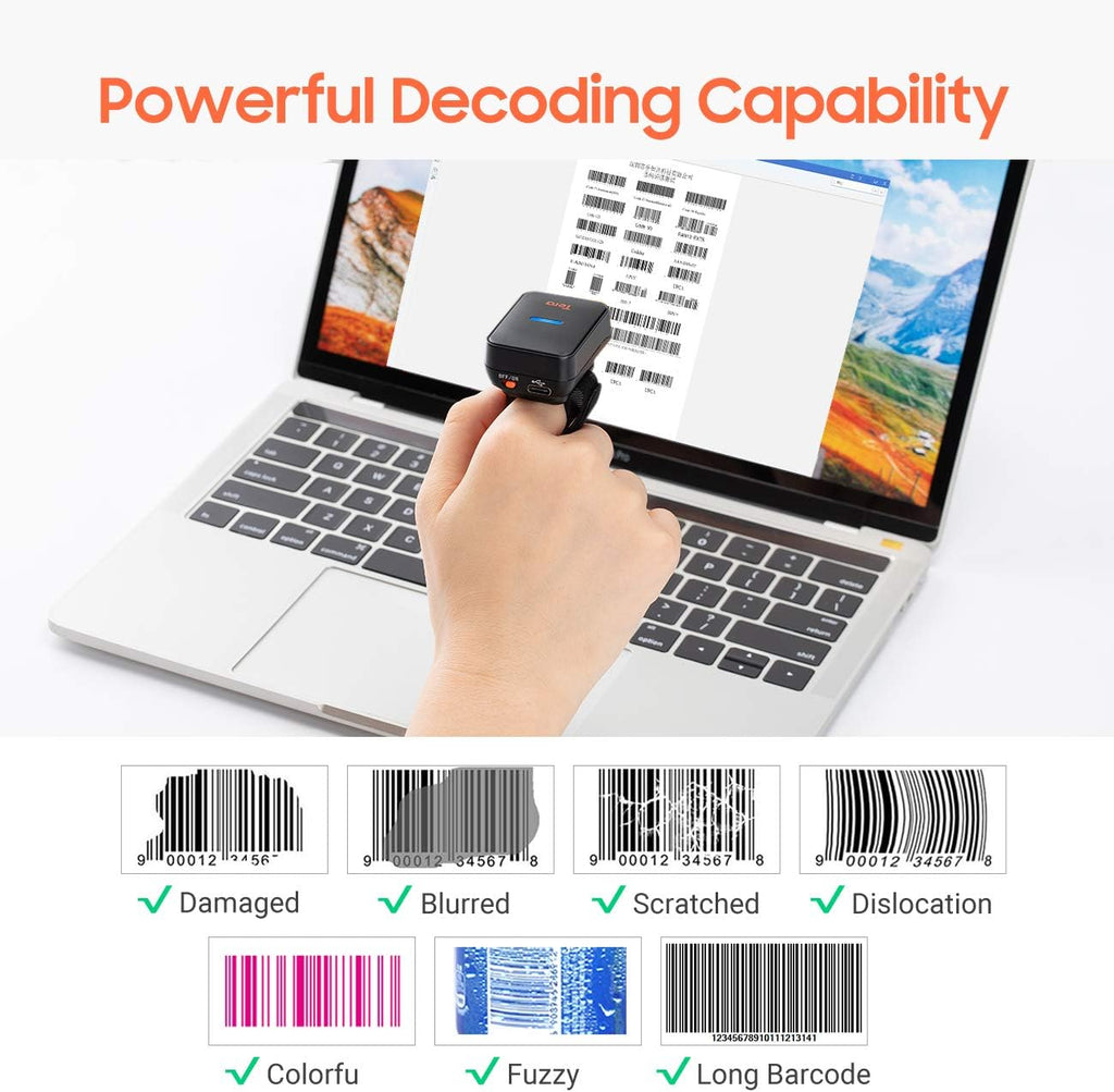 Wireless Bluetooth Barcode Scanner L235