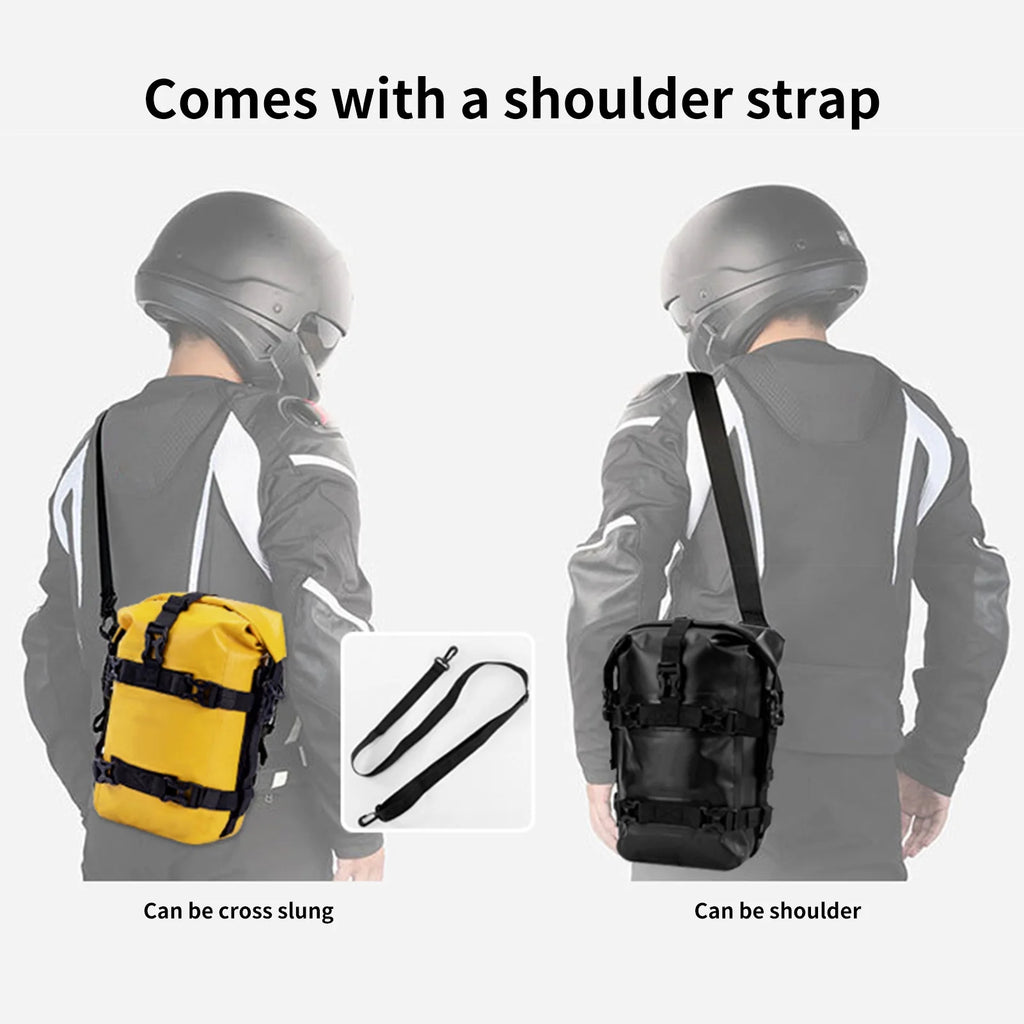 Motorcycle Frame Bag Motorbike Side Bag Full Waterproof 8L W2203