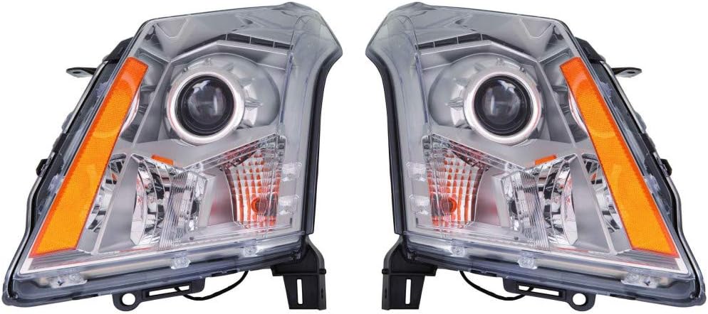 Headlight Assembly for Cadillac SRX 2014 2015 2016 Passenger Side Halogen Type D16011
