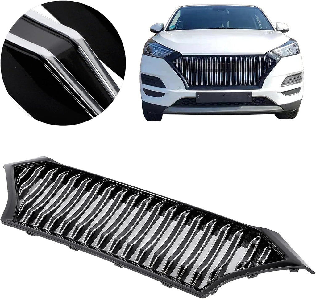 Front Bumper Grille Replacement Radiator Grill for Hyundai Tucson 2019-2020 J490547