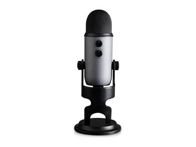 Blue Yeti Slate USB Mic with USB Hub and Pop Filter Q5621