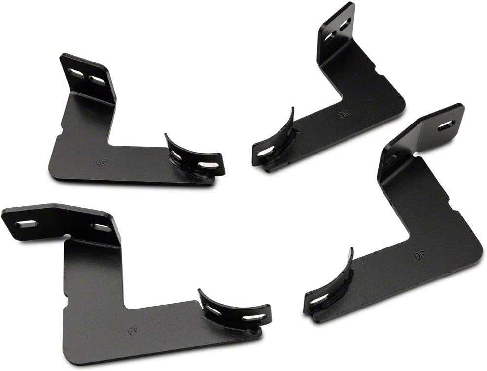 Black Oval Bent End Side Step Bars S9959