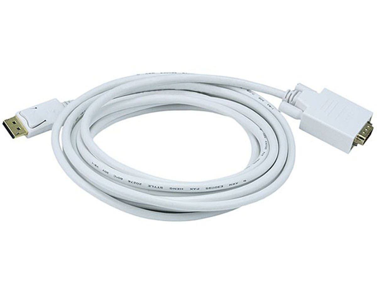 15 ft DisplayPort to VGA Cable White T793