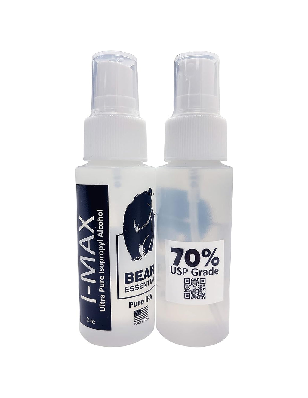 12 Spray Bottles 2 OZ Each Isopropyl Alcohol 70% Y66491